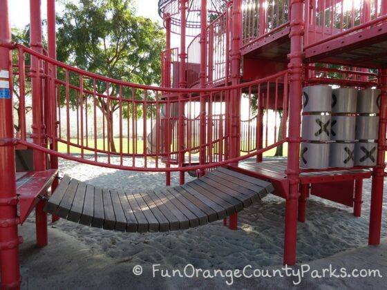 red barn park talega san clemente - playground bridge