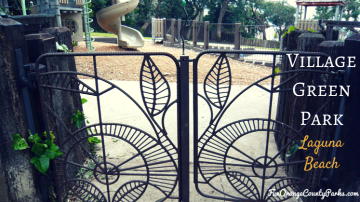 Village Green Park: Artistic Garden Gates Open to Play