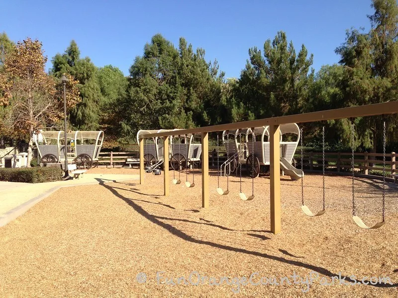 Pioneer Road Park Tustin swings