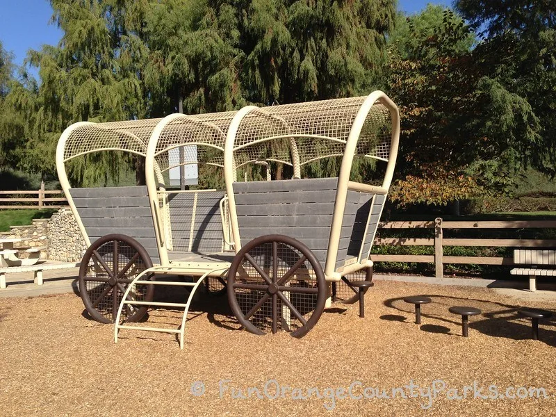 Pioneer Road Park Tustin covered wagon