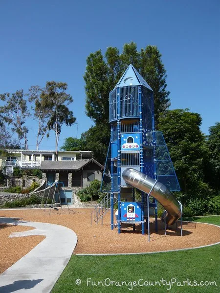 Bluebird Park Laguna Beach rocketship playground