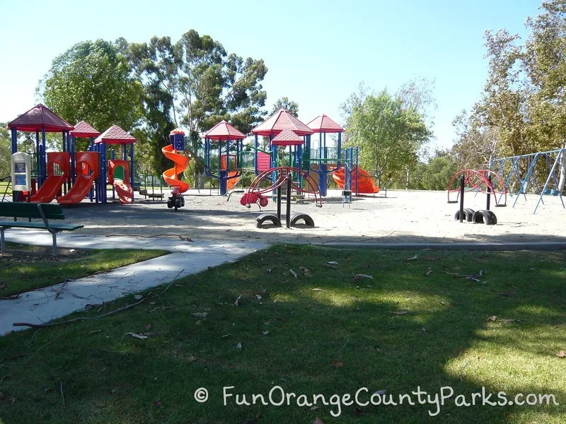 craig regional park fullerton - large playground with teeter totters
