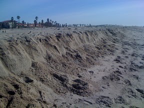Beach Berm Play for California Winters