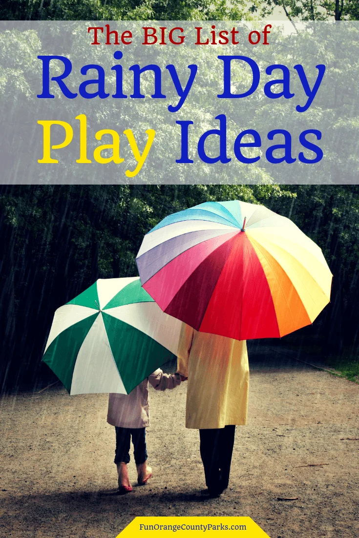 Rainy Day Play Ideas For Orange County With Kids