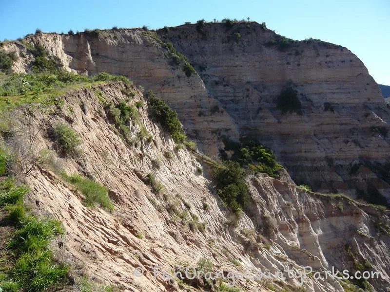 wall of limestone canyon and the sinks