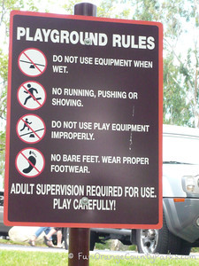 Do Playground Rules Require Playground Police?