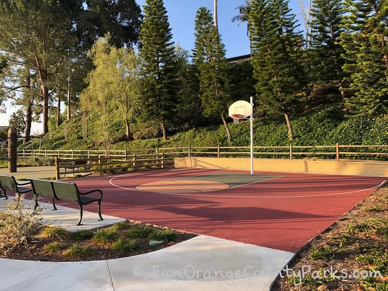 half court basketball court at christopher park in mission viejo