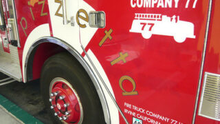 Company 77 Mobile Pizza Unit: A Pizza Making Fire Engine