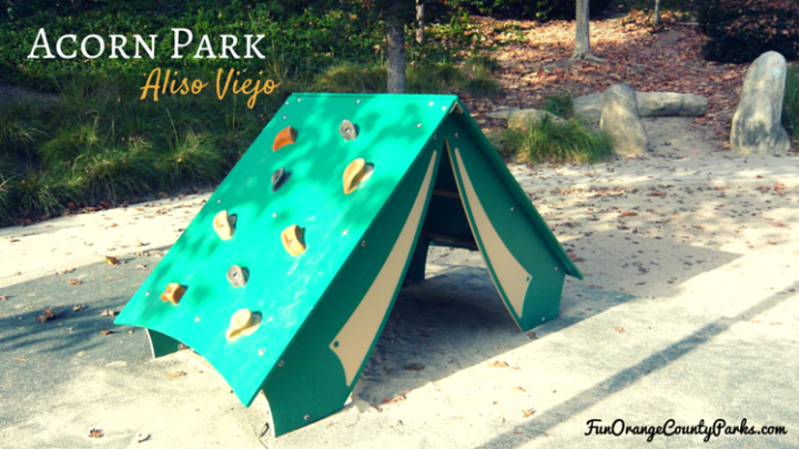 Acorn Park in Aliso Viejo: Sunken Play Yard Encourages Climbers
