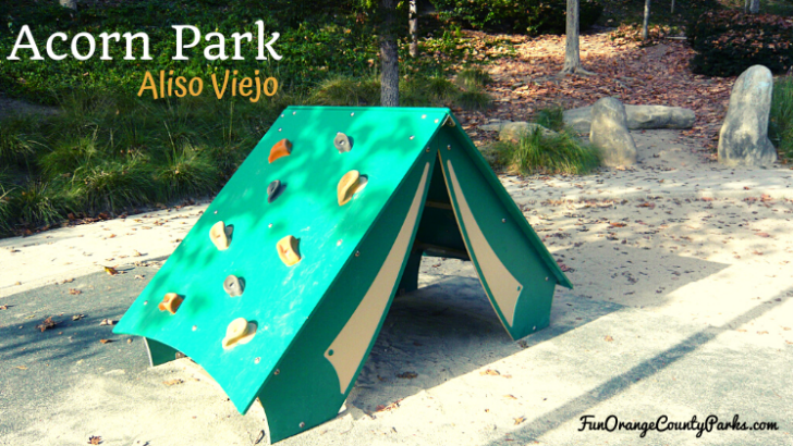 Acorn Park in Aliso Viejo: Sunken Play Yard Encourages Climbers