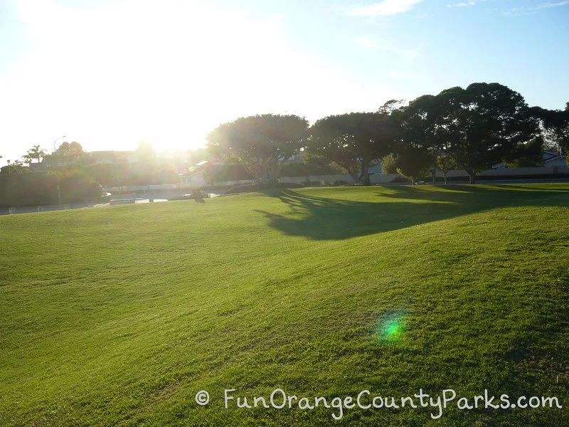 spyglass hill newport beach - grassy area