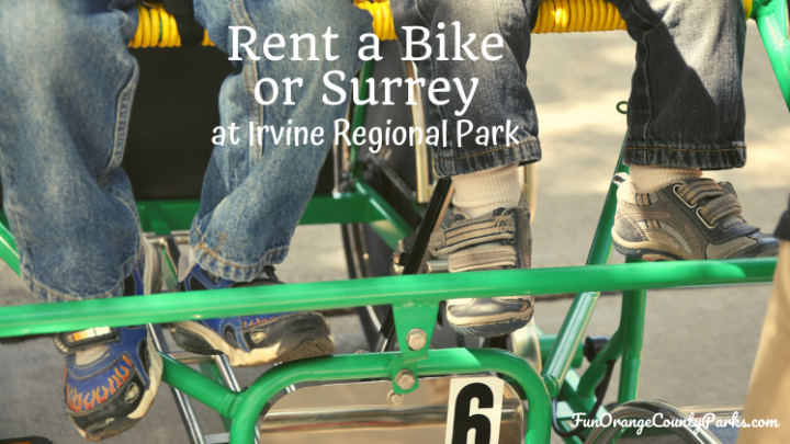 Rent a Bike at Irvine Regional Park
