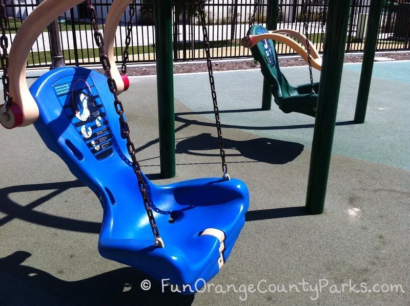 Courtney's Sandcastle Accessible Playground San Clemente - accessible swing