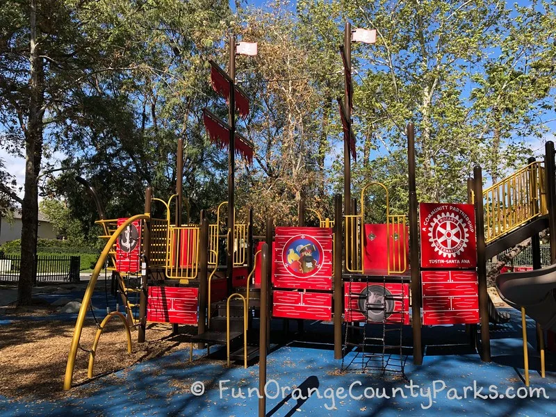 big playground pirate ship area