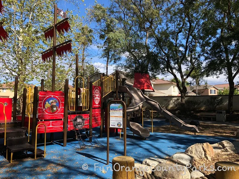 heritage park tustin - pirate ship playground