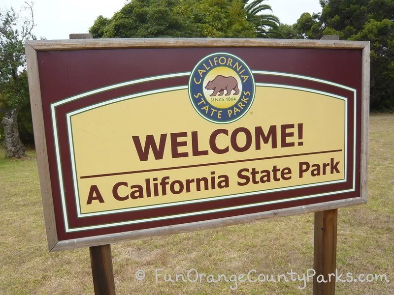 California State Park welcome sign