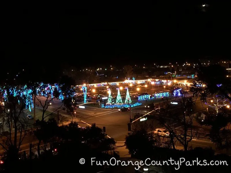view of dana point harbor holiday lights happy harbor days from bluff above the harbor