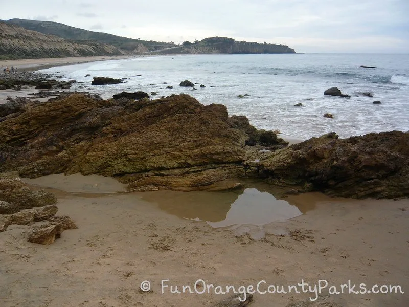 view of abalone point with tidepools in the foreground