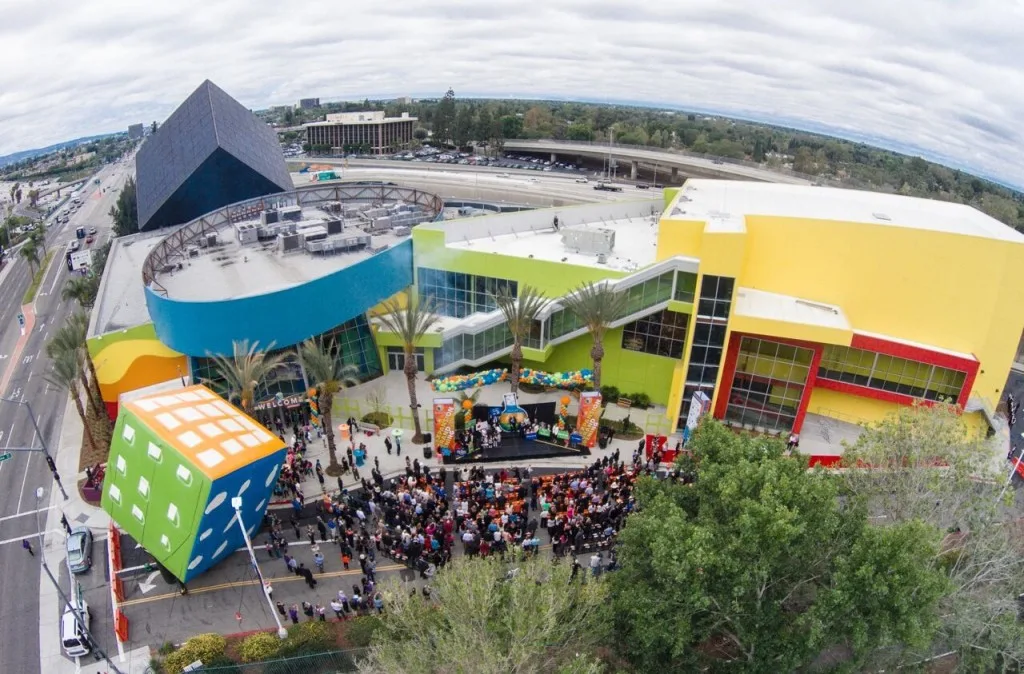 Discovery Cube OC aerial view