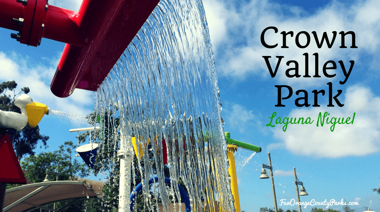 Crown Valley Park with waterfall to symbolize water play