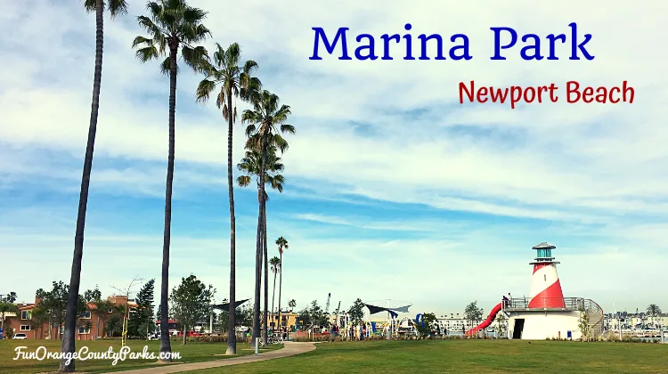 Marina Park in Newport Beach on the Balboa Peninsula