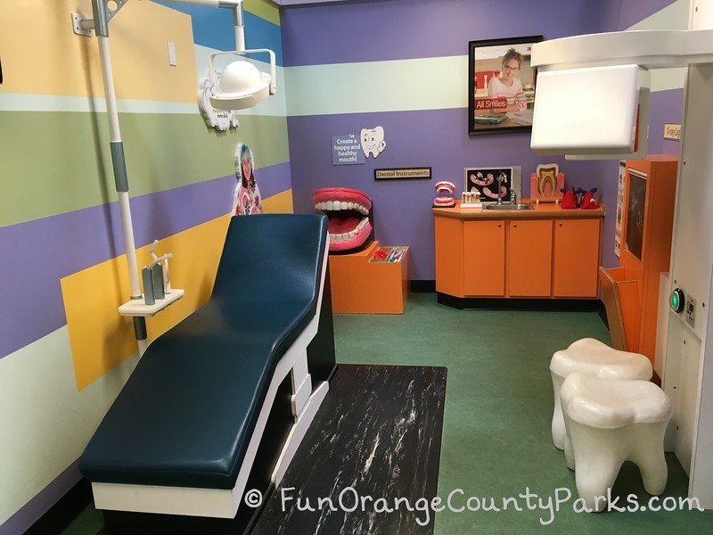 Pretend City dentist office for kids 