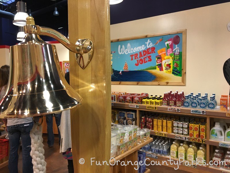 Pretend City version of Trader Joes grocery store complete with bell