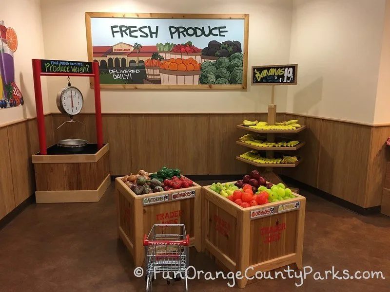 Produce section of Pretend City grocery store