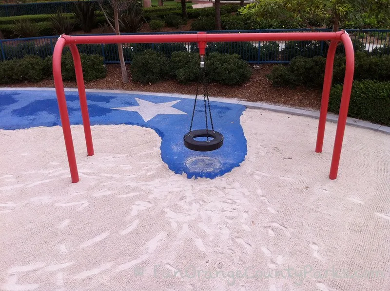 bill barber memorial park irvine - tire swing