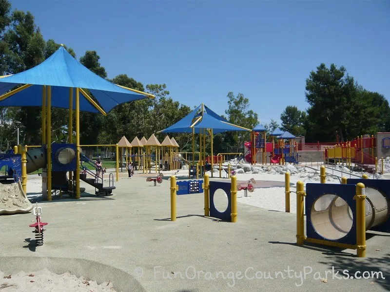 northwood community park irvine - tunnels at playground