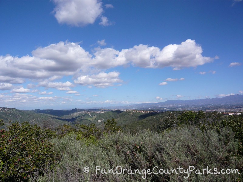 places to go green hills - seaview park and aliso summit trail