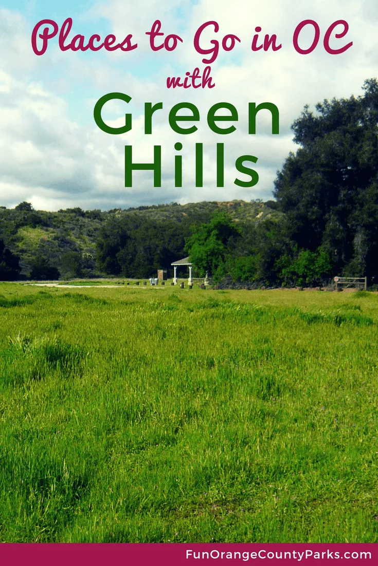 Places to Go in OC with Green Hills pin