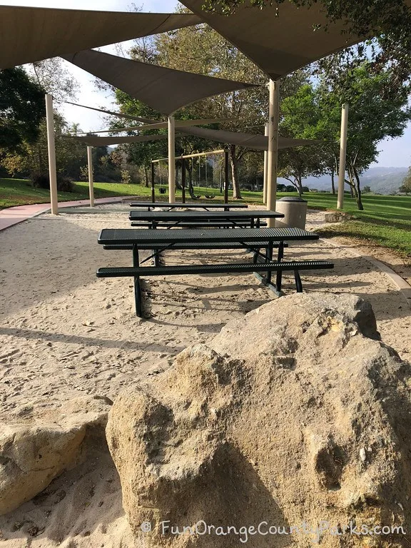 Canyon View Park Aliso Viejo picnic tables