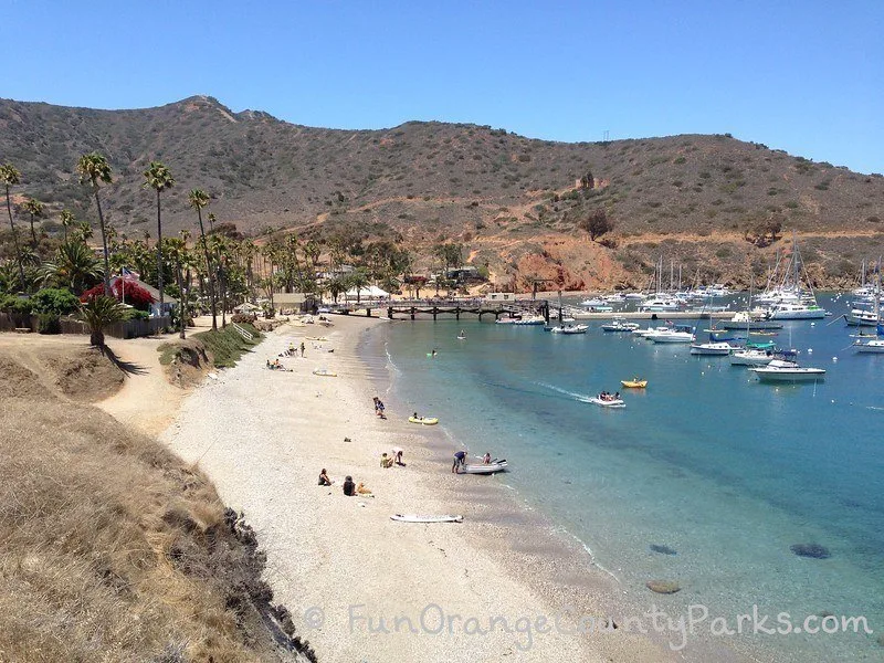 Two Harbors at Catalina Island - Isthmus Cove beach view