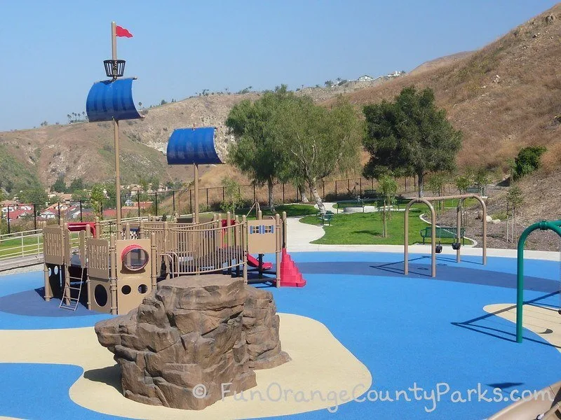 box canyon park yorba linda - pirate ship playground