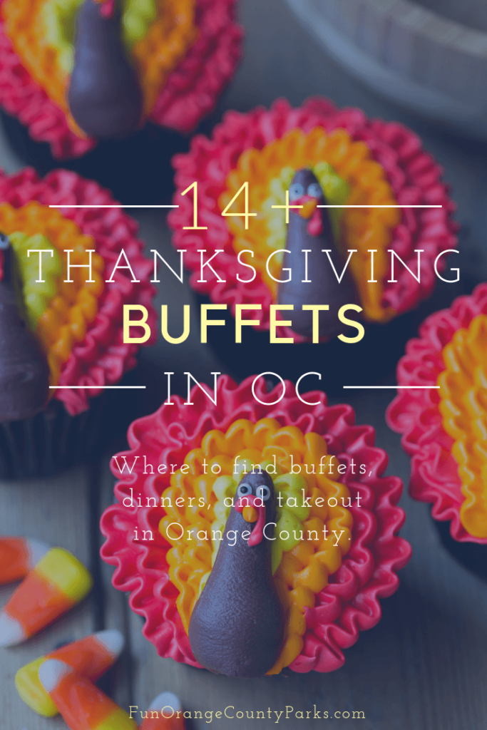 Pinterest image for Thanksgiving Buffets in Orange County