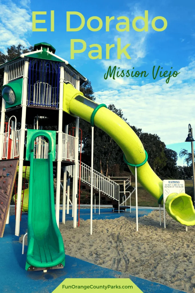 el dorado park mission viejo pinterest image with tunnel slide featured
