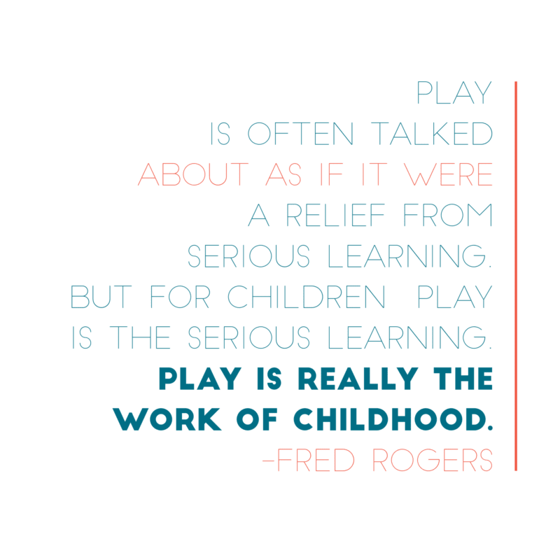 hummingbird parent - play is the work of childhood quote