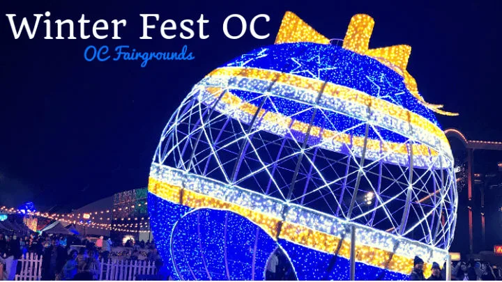 winter fest oc featured photo of blue lighted ornament