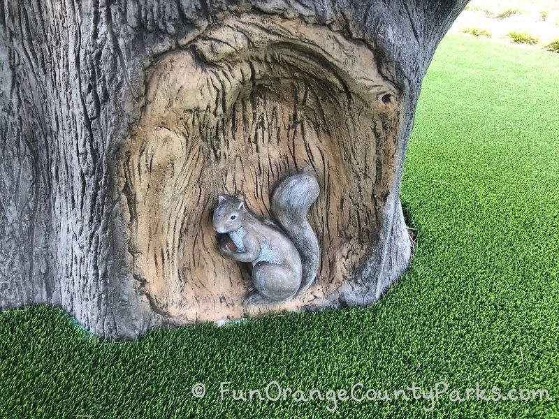 portola springs community park irvine - squirrel design on playground
