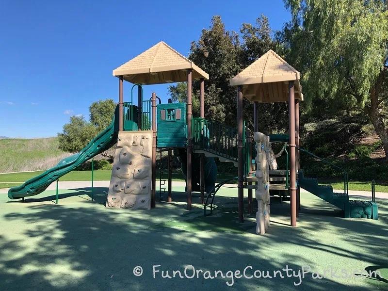 playground with view of climbing walls