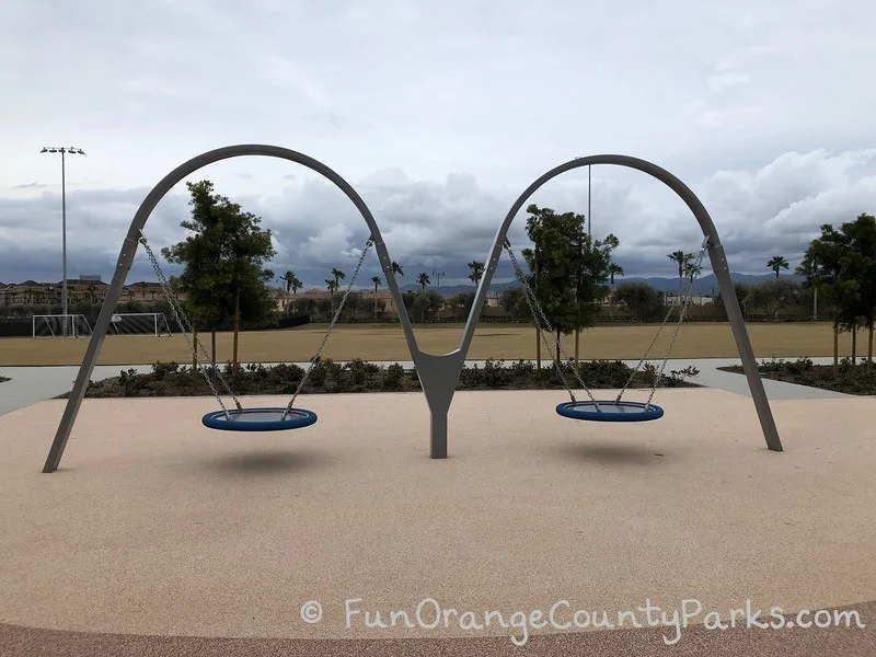 los olivos community park near irvine spectrum - disc swings