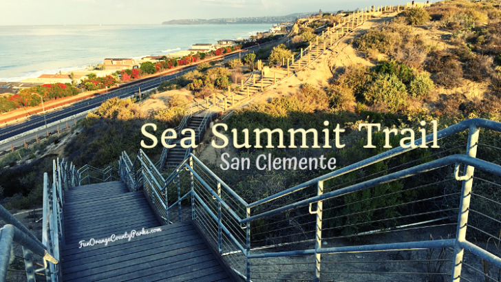 Sea Summit Trail with Stairs Near San Clemente Outlets