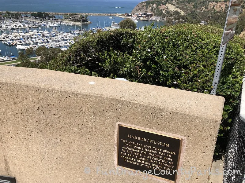 dana point harbor view from trail