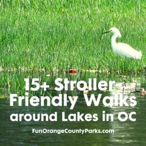 15+ Stroller-Friendly Walks around Lakes in OC
