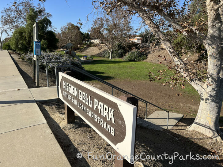 Mission Bell Park in San Juan Capistrano