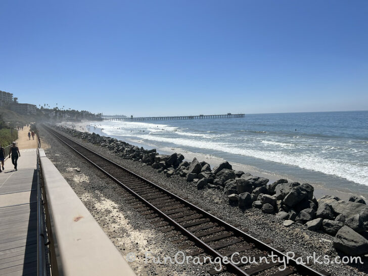 San Clemente Beach Trail and North Beach Swings for Families