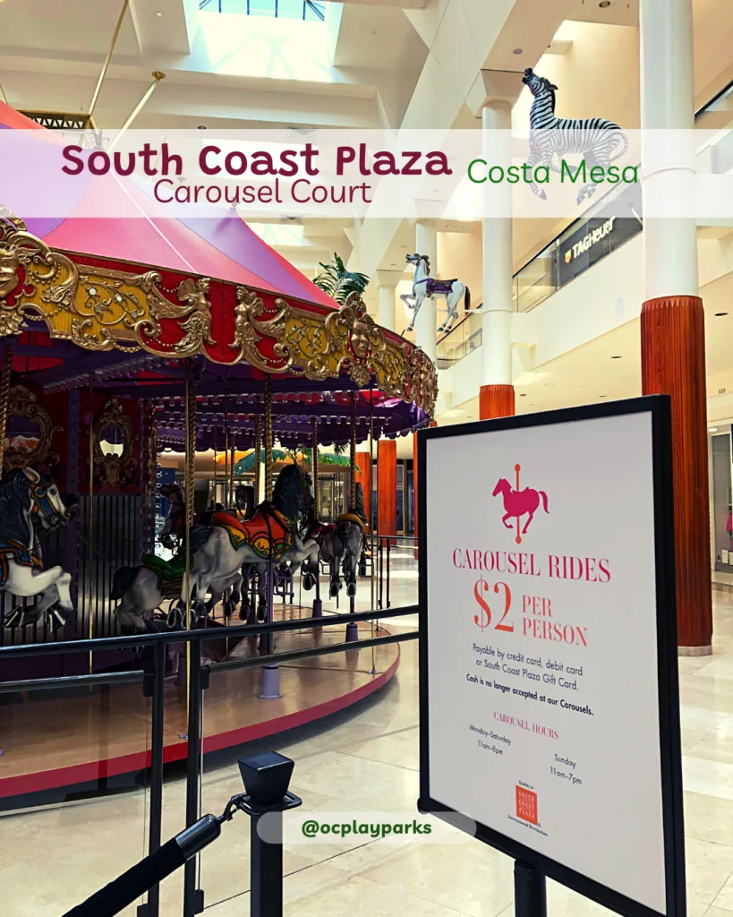 South Coast Plaza, Carousel Court  California restaurants, Orange