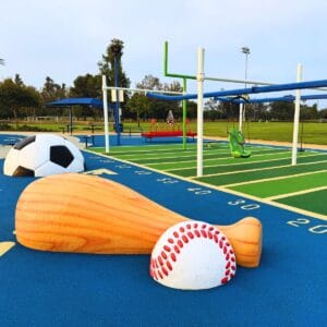 Universally Accessible Playground at Fountain Valley Sports Park