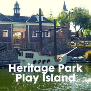 Heritage Park Play Island in Cerritos